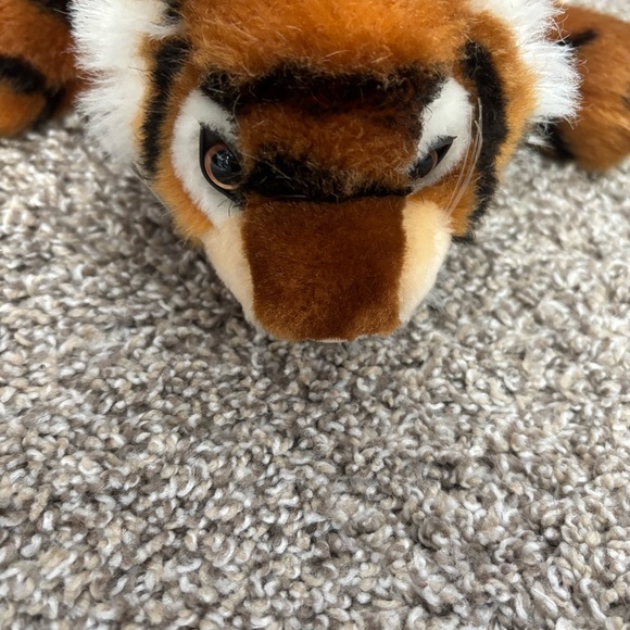 Vintage Steven Smith Plush Tiger floppy, fuzzy beanbag lovey toy - Picture 6 of 8